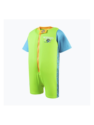 Детски костюм за плуване с щампа Speedo, зелен 8-1225814682
