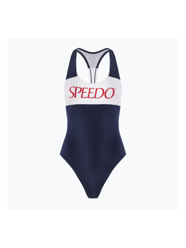 Speedo Colourblock Racerback дамски бански от една част peacoat