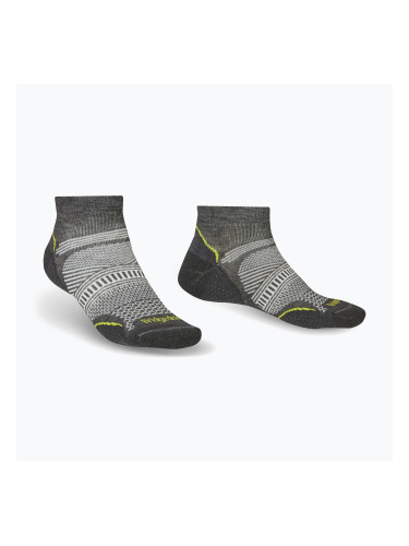 Мъжки туристически чорапи Bridgedale Hike Ultralight Coolmax® Performance Low graphite
