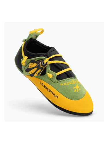 Детска обувка за катерене La Sportiva Stickit lime/ yellow