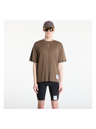 Тениска Satisfy AuraLite Pleated T-Shirt Olive L