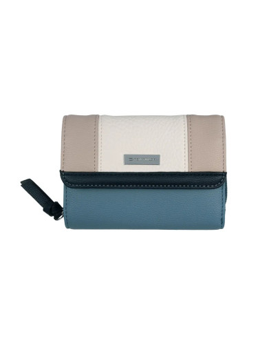 Дамски портфейл Tom Tailor - Juna Medium Denim Blue