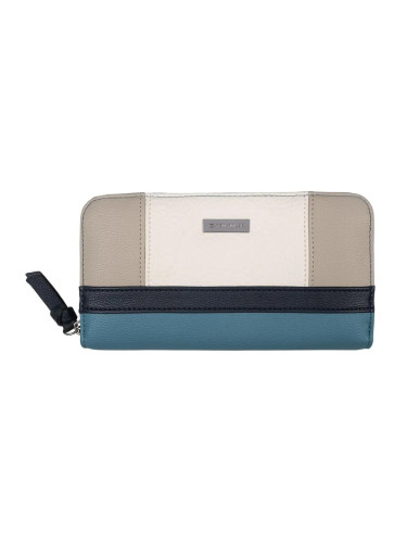 Дамски портфейл Tom Tailor - Juna Denim Blue, с цип