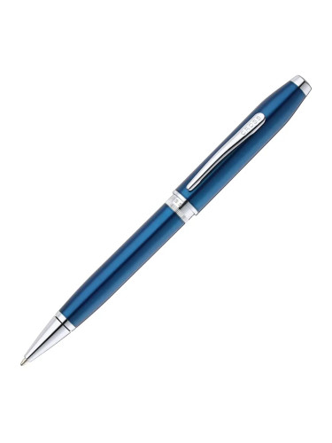 Химикалка Cross Foundry - Glossy Translucent Blue Lacquer