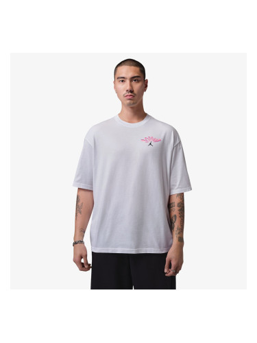 Тениска Jordan Flight Men's T-Shirt White/ Black XS
