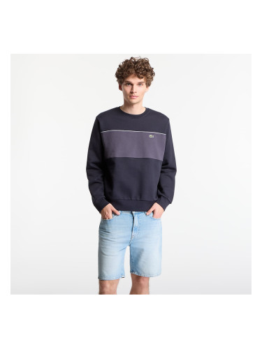 Суитшърт LACOSTE Sweatshirt Blackbird/ Graphite 4