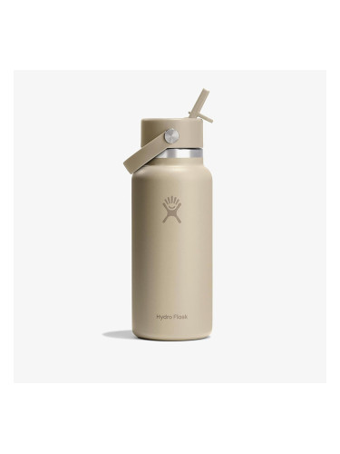 Hydro Flask 946ml Wide Flex Straw Cap Oat Universal