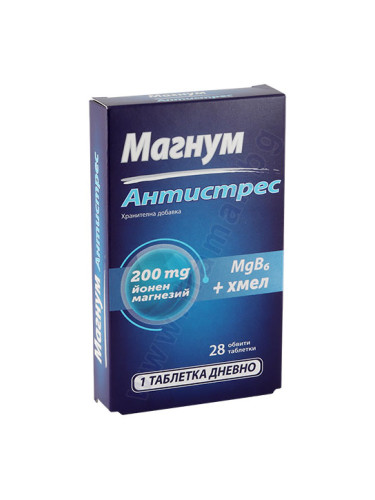 МАГНУМ АНТИСТРЕС таблетки * 28