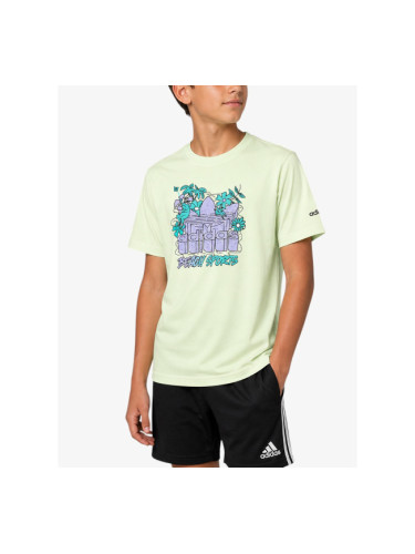 ADIDAS Originals Graphic Stoked Beach Tee Lime