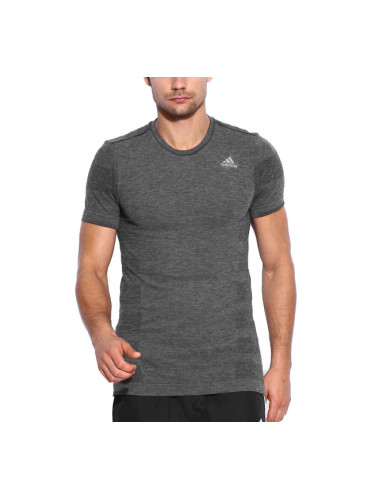 ADIDAS Adistar Primeknit Wool Running Tee Grey