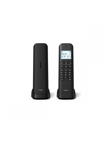 Безжичен телефон Philips M4702B/12 Черен