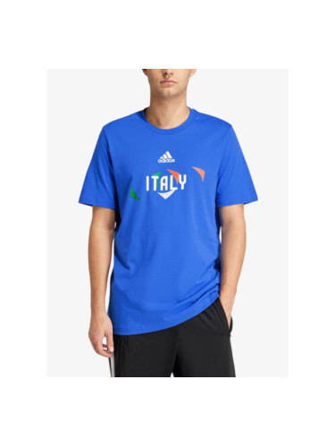 ADIDAS Italy Uefa Tee Blue