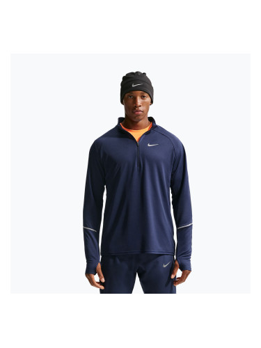Мъжки суитшърт за бягане Nike Miler Dri-Fit UV 1/2 Zip midnight navy