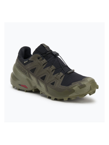 Мъжки обувки за бягане Salomon Speedcross 6 GTX black/peat/deep lichen green