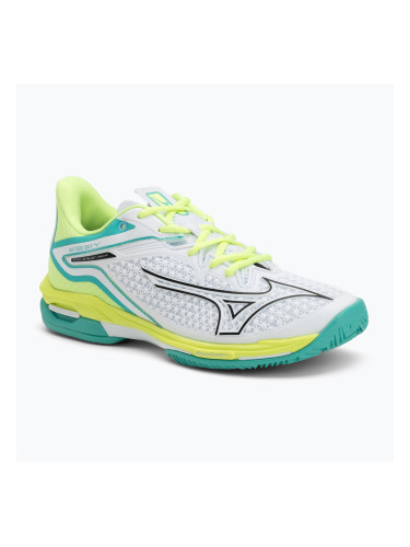 Дамски обувки за тенис Mizuno Wave Exceed Tour 6 CC W white/black/mizuno neo lime