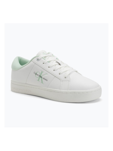 Calvin Klein дамски обувки YW0YW01444 Classic Cupsole Lowlaceup Lth Wn bright white/moonlight jade