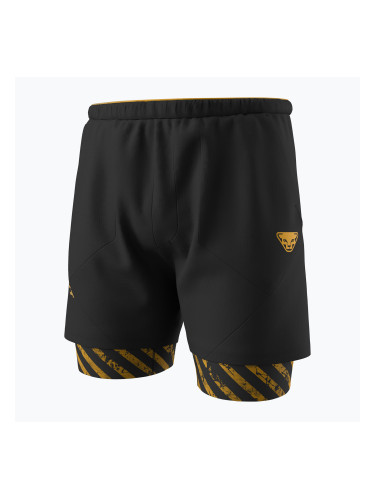 Мъжки къси панталони за бягане DYNAFIT Trail 2IN1 black out tobacco