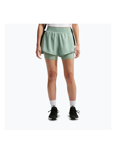Дамски къси панталони/шорти Nike One Dri-Fit High-Waisted 3" 2In1 steam/white