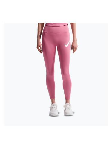 Дамски клин за бягане Nike Tempo Swoosh Run High-Waisted 7/8 peony/white