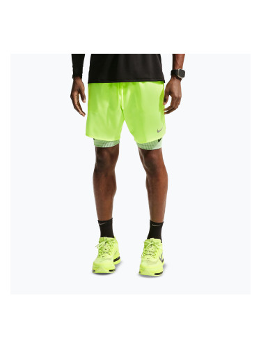 Мъжки шорти за бягане Nike Stride Dri-Fit Brief-Lined 7" volt ice