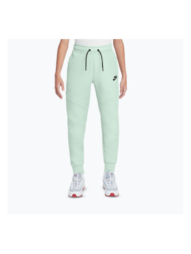 Детски панталони Nike Sportswear Tech Fleece barely green/black/black