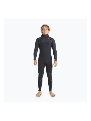 Мъжки неопренов костюм за плуване Billabong 5/4 mm Furnace Natural Chest Zip Hooded black