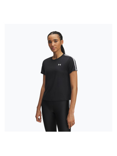 Дамска тениска за тренировка Under Armour Tech Wordmark Tape black/white/white