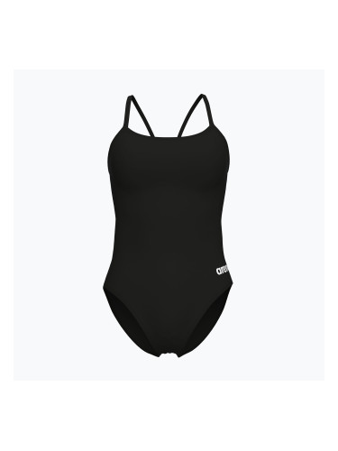 Дамски бански костюм от една част arena Lace Back Solid black/white