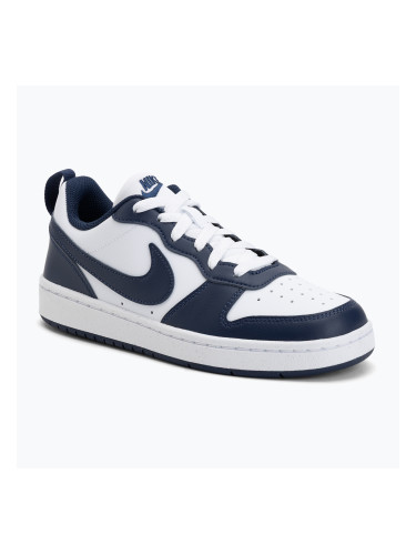 Детски обувки Nike Court Borough Low Next Bloom white/white/midnight navy