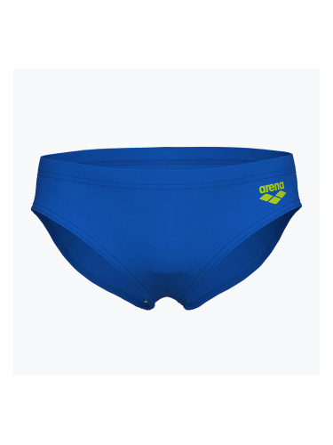 Детски слипове за плуване arena B Dynamo Brief R Jr blue china/artic lime