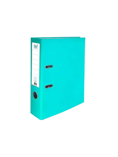 Colori Класьор, 8 cm, PP, без метален кант, аквамарин