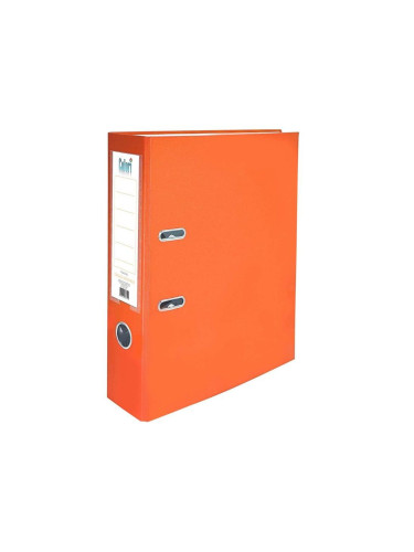 Colori Класьор, 8 cm, PP, без метален кант, оранжев