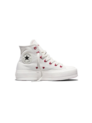 Converse Chuck Taylor All Star Lift Platform Valentine's Day White Жени - Спортни обувки Converse - Бял - A19058C-3.5 - Size: 3.5