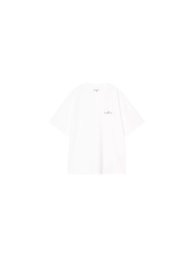 Carhartt WIP S/S WIP Label T-Shirt White Мъже - Тениски Carhartt WIP - Бял - I036180_02_XX-L - Size: L