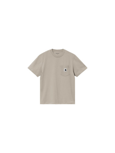 Carhartt WIP W' S/S Pocket T-Shirt Brown Жени - Тениски Carhartt WIP - Кафяв - I032215_3IZ_XX-M - Size: M
