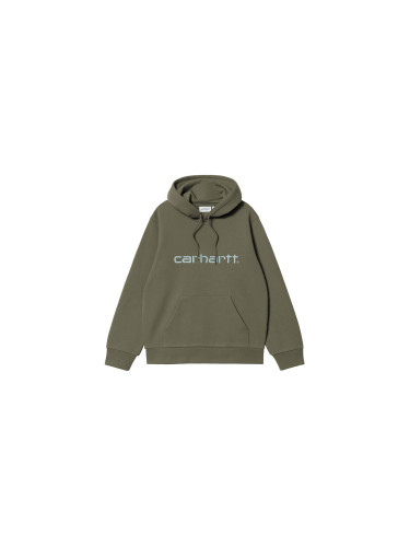 Carhartt WIP Hooded Carhartt Sweat Brown I030547_3PM_XX Мъже - Суитшърти и блузи с качулка Carhartt WIP - Кафяв - I030547_3PM_XX-L - Size: L