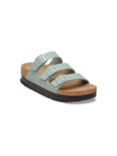 Birkenstock Florida Vegan Flex Platform Birko-Flor Narrow Fit Pure Sage Жени - Сандали Birkenstock - Зелен - 1031244-4.5 - Size: 4.5