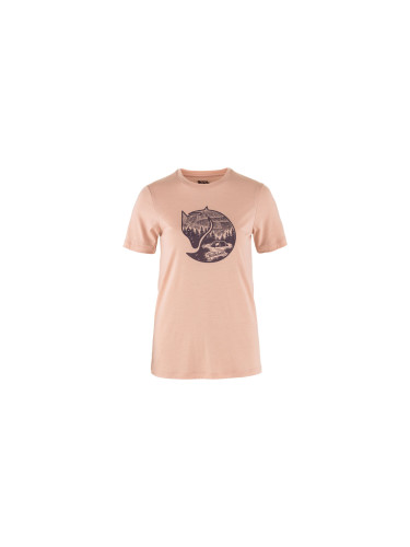 Fjällräven Abisko Wool Fox SS W Orange Жени - Тениски Fjällräven - Оранжев - F84118-302-357-L - Size: L