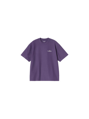 Carhartt WIP S/S WIP Label T-Shirt Purple Мъже - Тениски Carhartt WIP - Лилав - I036180_3II_XX-L - Size: L