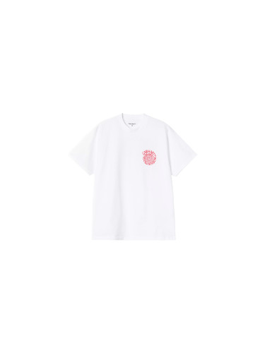 Carhartt WIP S/S Spirals T-Shirt White Мъже - Тениски Carhartt WIP - Бял - I036264_02_XX-L - Size: L