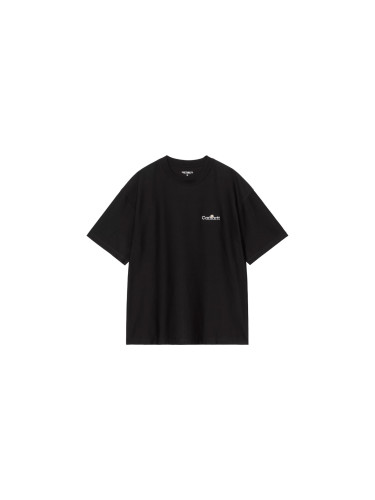 Carhartt WIP S/S WIP Label T-Shirt Black Мъже - Тениски Carhartt WIP - Черен - I036180_89_XX-L - Size: L