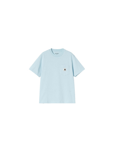 Carhartt WIP W' S/S Pocket T-Shirt Blue Жени - Тениски Carhartt WIP - Син - I032215_3IG_XX-M - Size: M