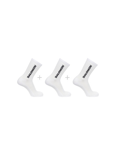 Salomon Everyday Crew 3-Pack Unisex - Чорапи Salomon - Бял - LC2086000-L - Size: L