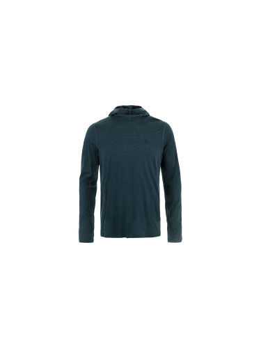 Fjällräven Abisko Wool Hoodie M Blue Мъже - Суитшърти и блузи с качулка Fjällräven - Син - F12600317-555-L - Size: L