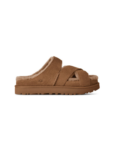 UGG Women's Greenport Cross Strap Slide Жени - Сандали UGG - Кафяв - 1178470-CHE-4 - Size: 4