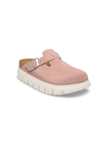 Birkenstock Boston Chunky Suede Leather Narrow Fit Pink Clay Жени - Сандали Birkenstock - Розов - 1031255-5 - Size: 5