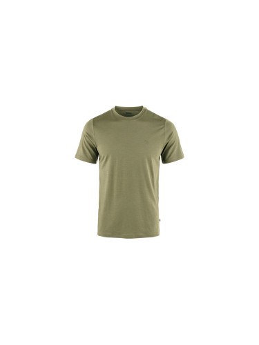 Fjällräven Abisko Wool SS M Green Мъже - Тениски Fjällräven - Зелен - F87193-622-L - Size: L
