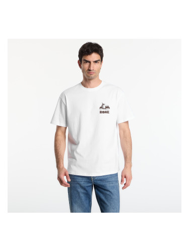 Тениска Urbanc Classics Roman Souvenirs Oversize Tee White XS