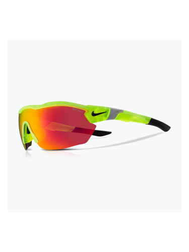 Мъжки слънчеви очила Nike Show X3 Elite L matte volt/road red mirror