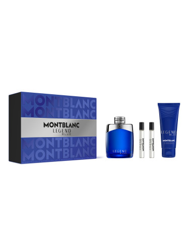 КОМПЛЕКТ MONTBLANC Legend Blue Eau De Parfum + Travel Sprayedpx2 + Shower Gel Eau de Parfum мъжки 100ml